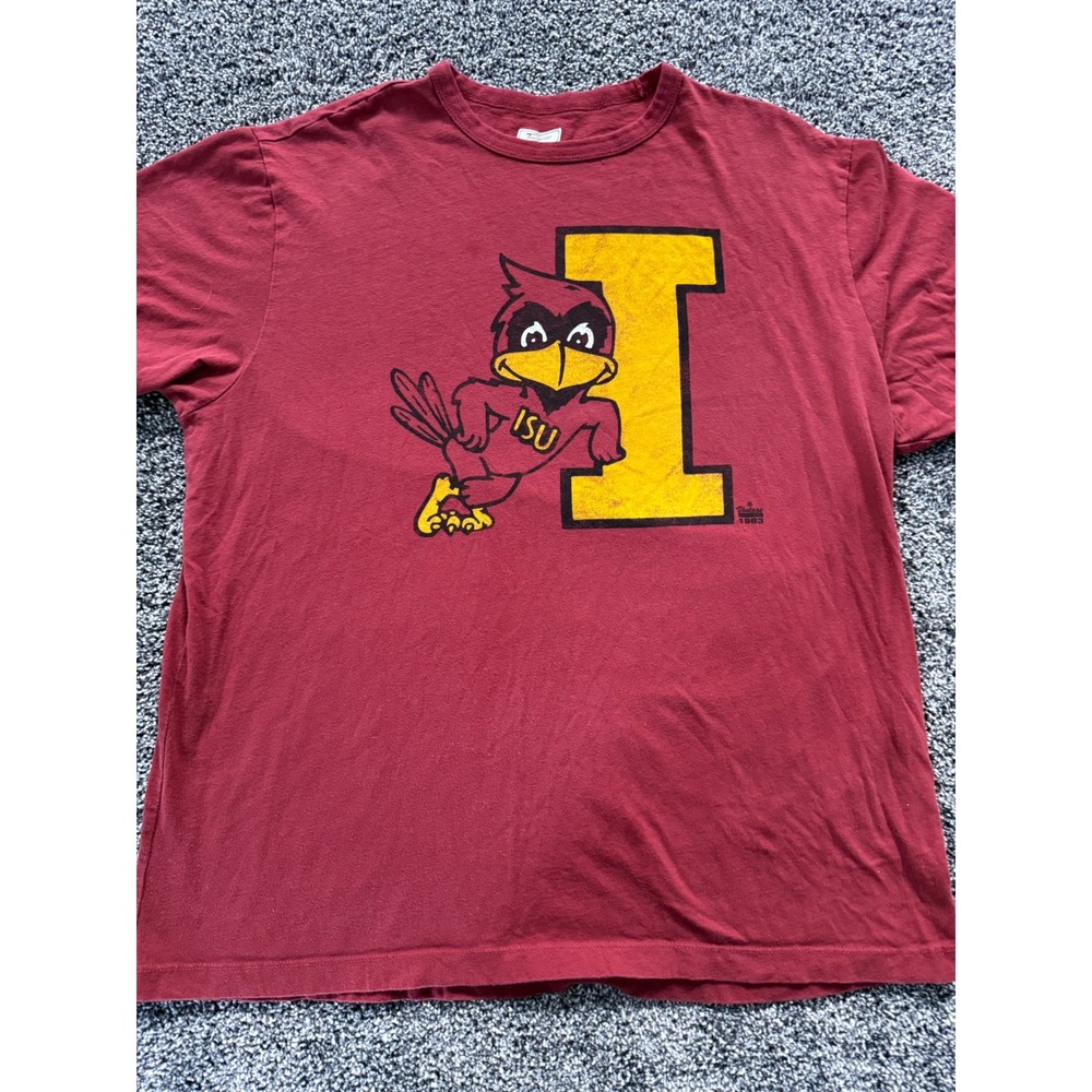 Tailgate Iowa State University ISU Cyclones T-Shirt XL Maroon Vintage Style 1983